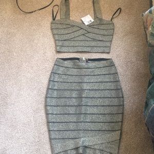 2 Piece party bandage skirt set from G by Guess